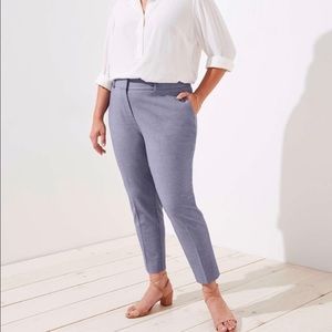 Loft Ankle Crop Pants NWT
